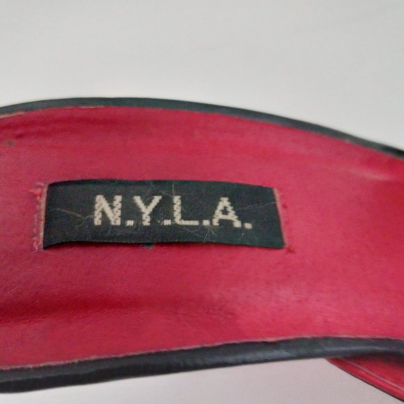 N.Y.L.A. Open Toe Heels Women's 7 - Picture 7 of 12